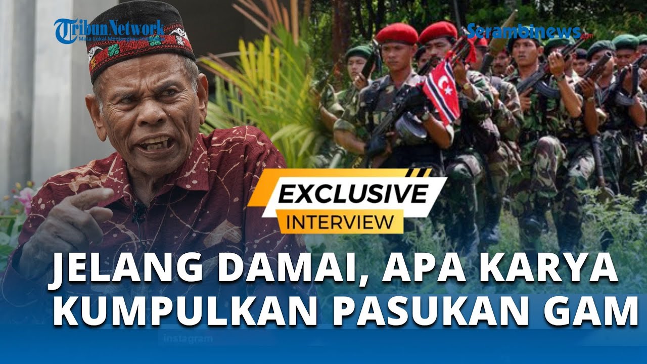 Detik-Detik Damai Aceh, Momen Apa Karya Kumpulkan Pasukan GAM