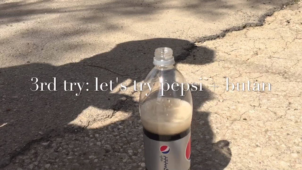 Pepsi+mentos reactions