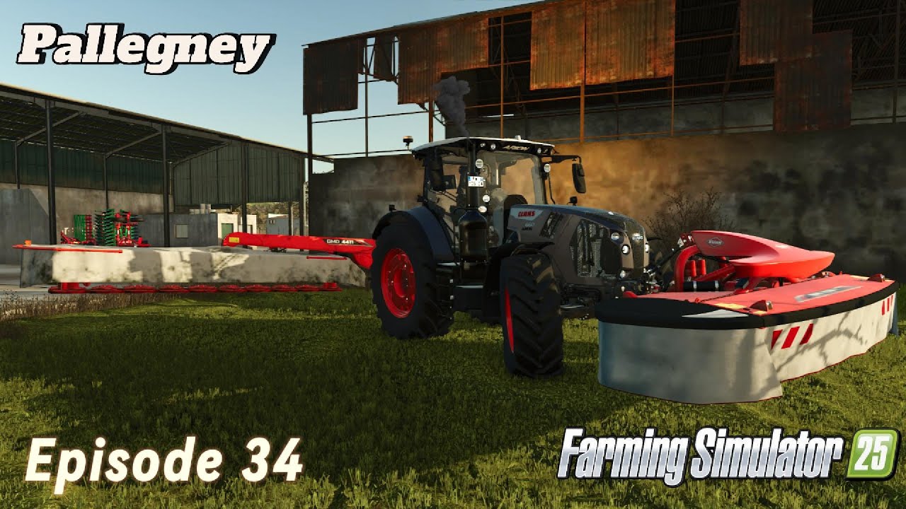 Arrivage de nouveaux matériel & fauche de l'herbe pour les chèvres |Pallegney ep34| Timelaps