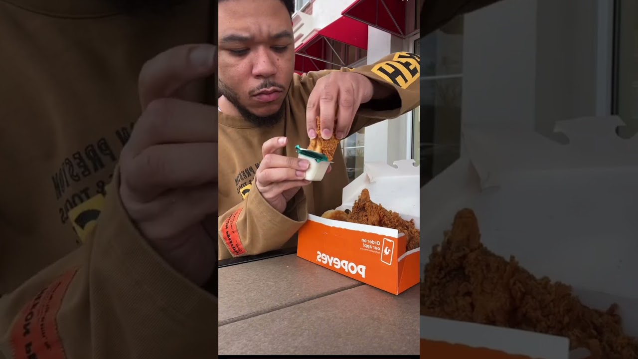 POPEYES CHICKEN WRAPPED FRIES