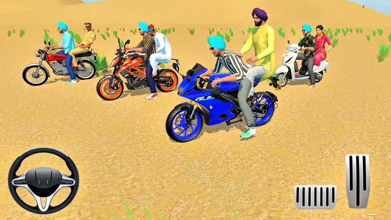 #indianvehiclessimulator3d #Bikestunt #yamaha #Ktm #R15 #Androidgames 