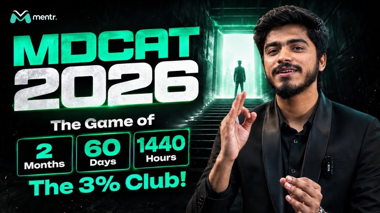 MDCAT 2026 MASTERCLASS | Everything You Need to Know on Day 1 