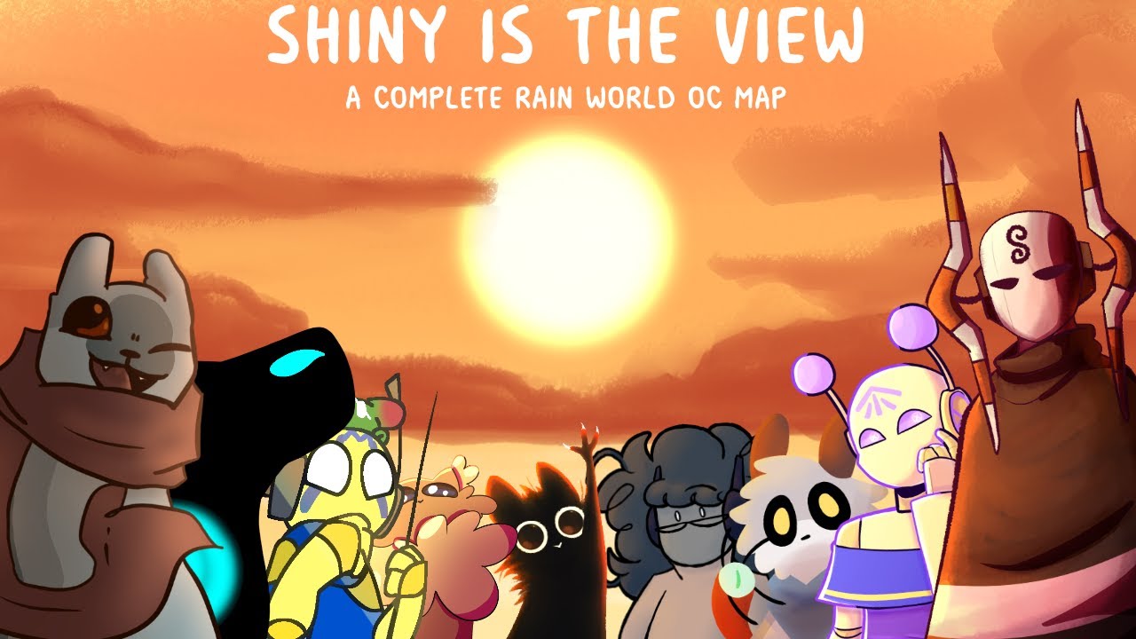 Shiny is the View [ COMPLETE RAIN WORLD OC MAP]
