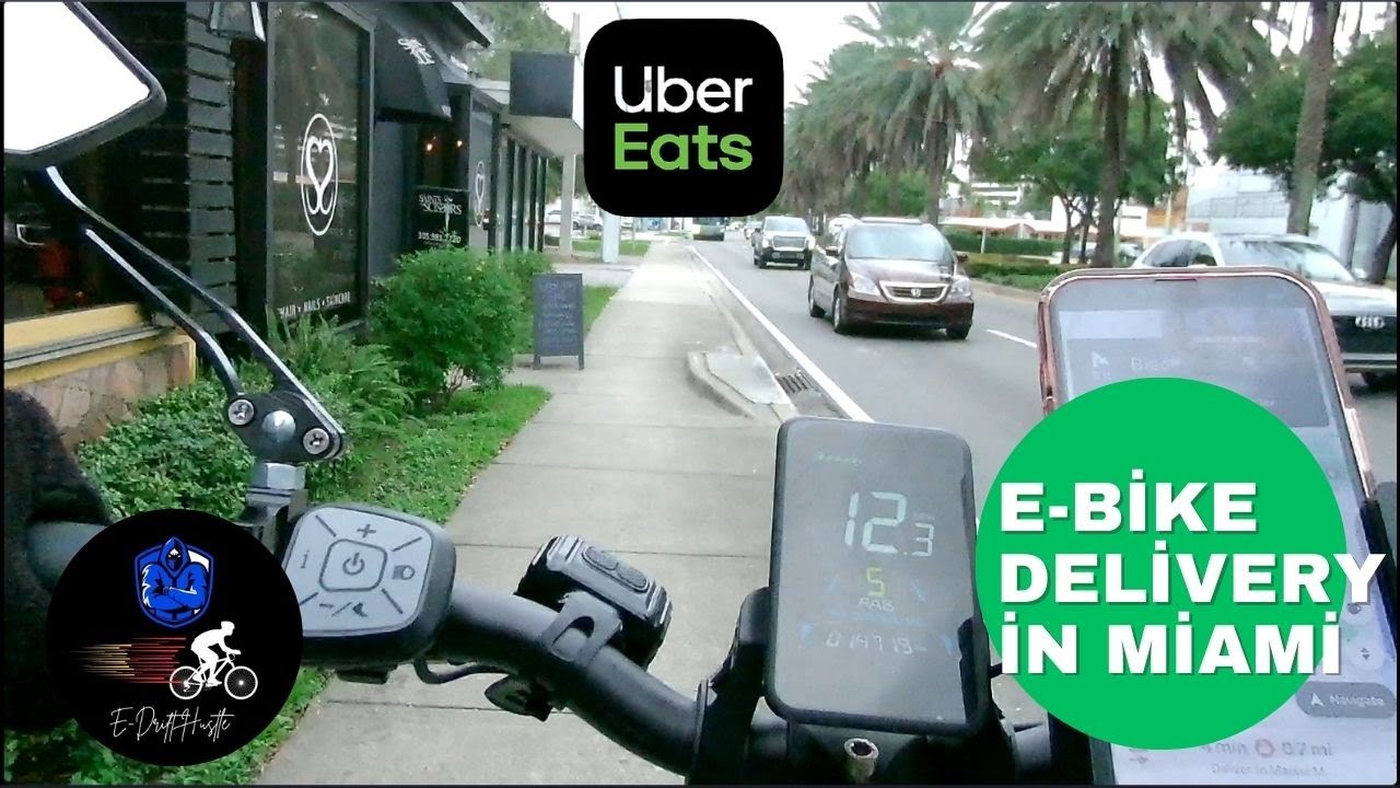 UberEATS Miami E-Bike Delivery in Miami (Breakfast & Lunch Shift)