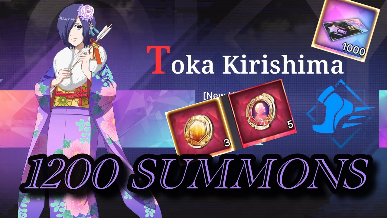 🤩🤤NEW YEAR TOKA SUMMONS! - Tokyo Ghoul Break the Chains 