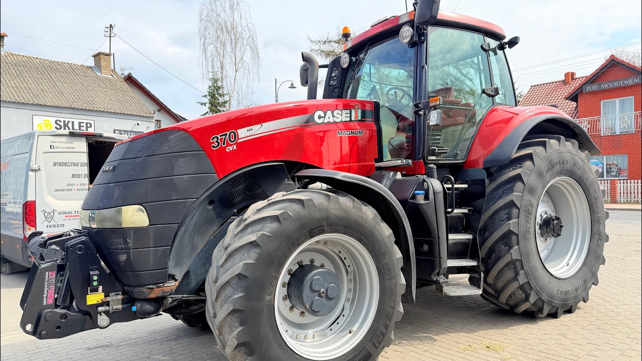 CASE MAGNUM 370 CVX, FPT CURSOR 9, 404 KM, nawigacja, kula K80, amortyzacja kabiny i osi, for sale