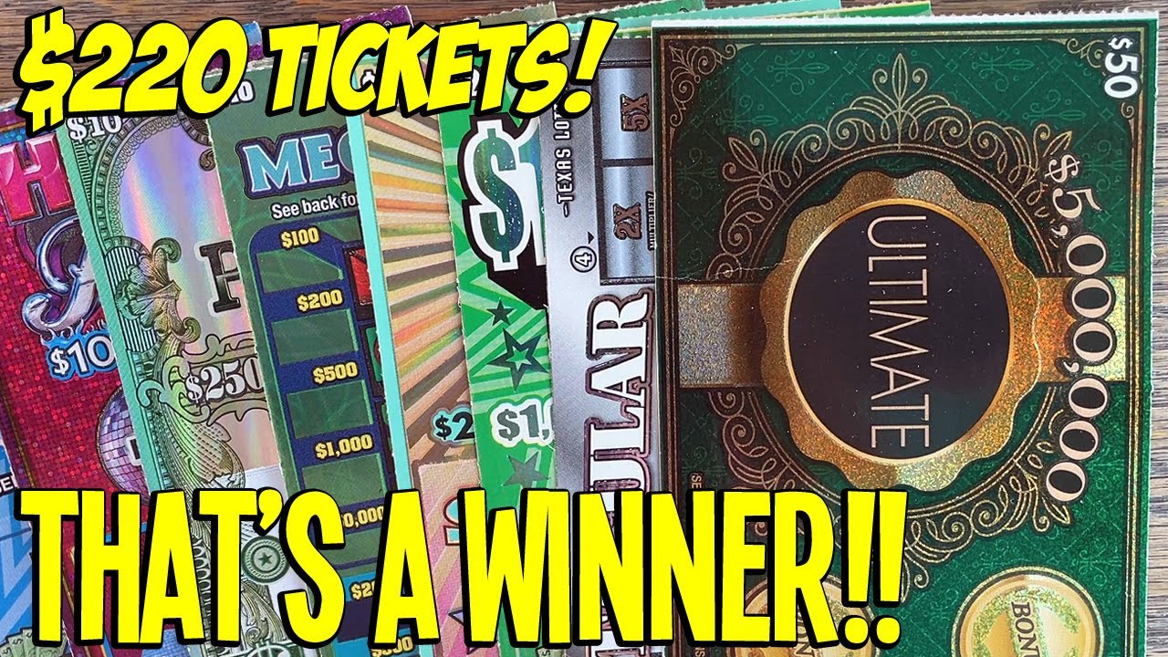 That's what A WINNER looks like! 💰 $220 TEXAS LOTTERY Scratch Offs
