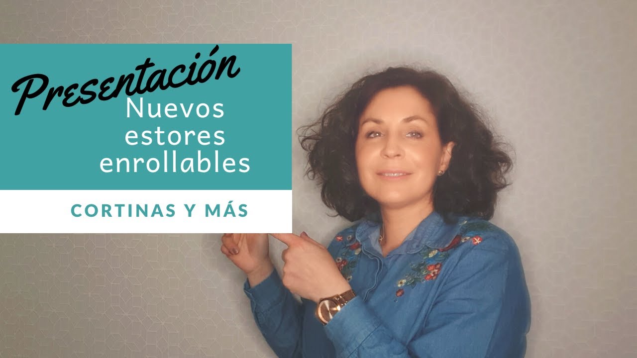Estores enrollables decorativos, nueva colección por Cortinasymas