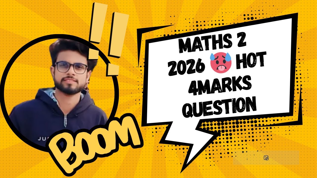 Maths 2 hot question 4 marks confirm 10th class MH board 