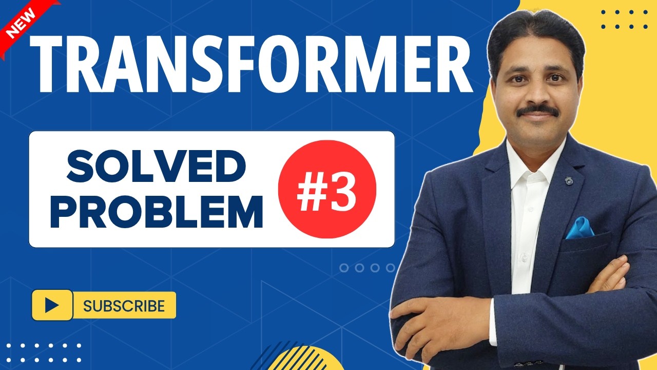 TRANSFORMER SOLVED PROBLEM 3 IN ELECTRICAL ENGINEERING @TIKLE'S ACADEMY OF MATHS