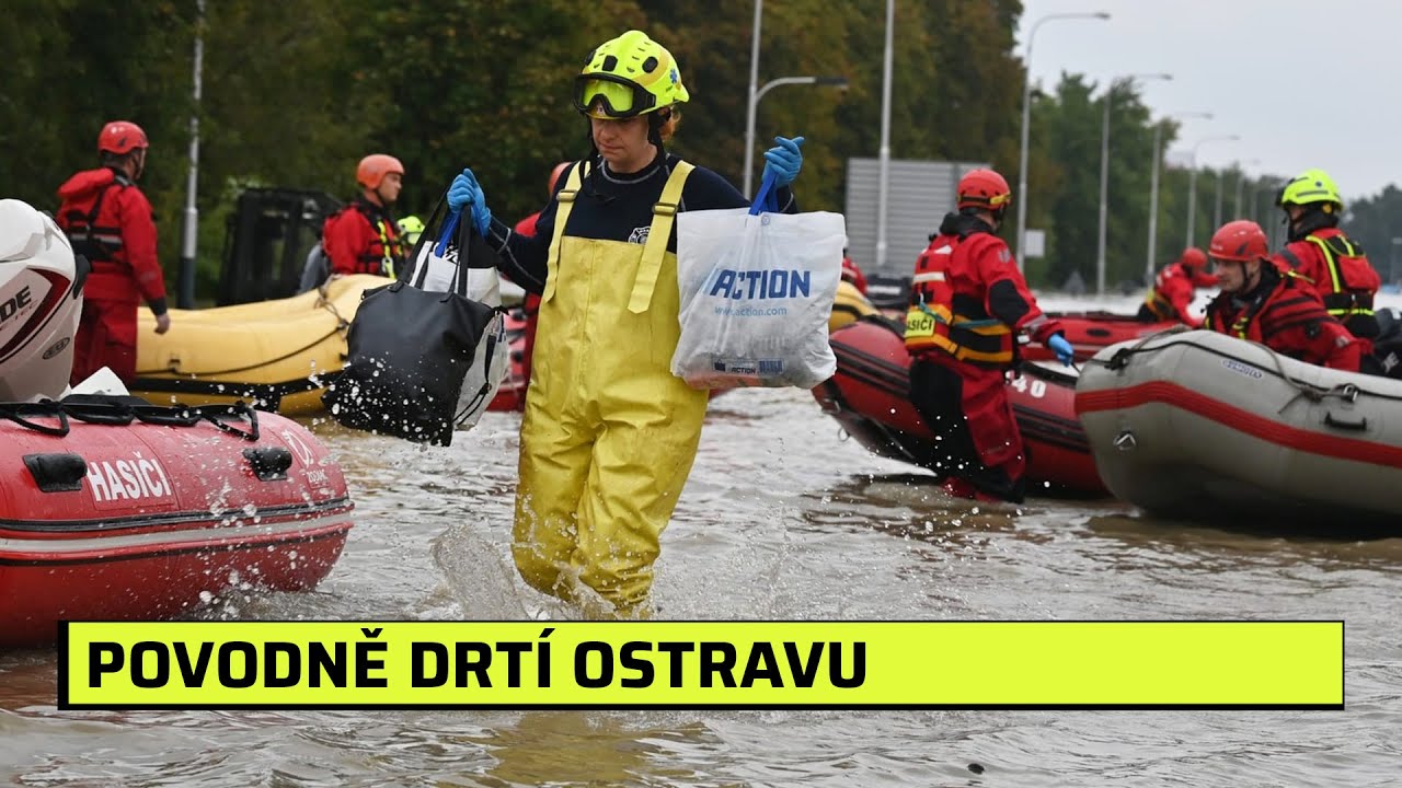 Povodně drtí Ostravu: Hasiči zachraňovali i děti. Lidé jsou bez tepla, vládne dopravní chaos
