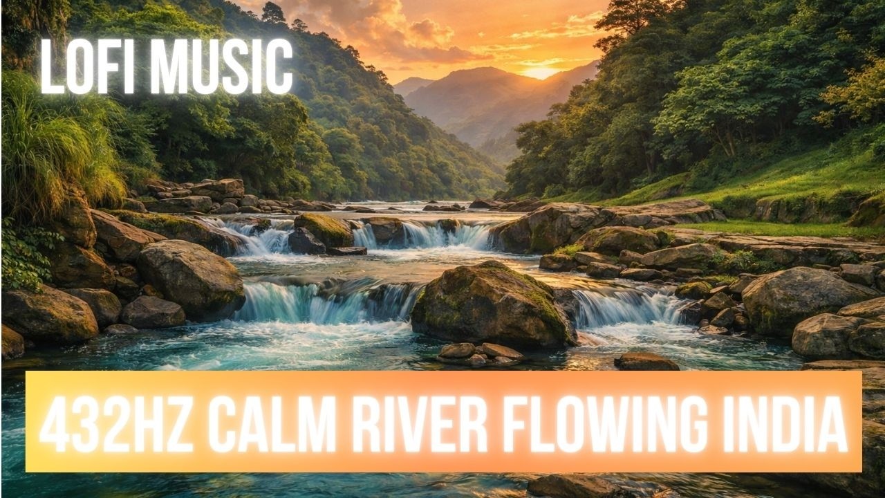 Meghalaya LoFi Indian 8 Hours 432 Hz | Instrumental Raga Calm & Sleep Music - BGM