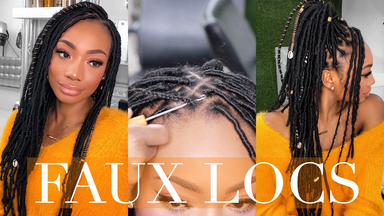 12 HOUR FAUX LOCS! | NATURAL HAIR PROTECTIVE STYLING!