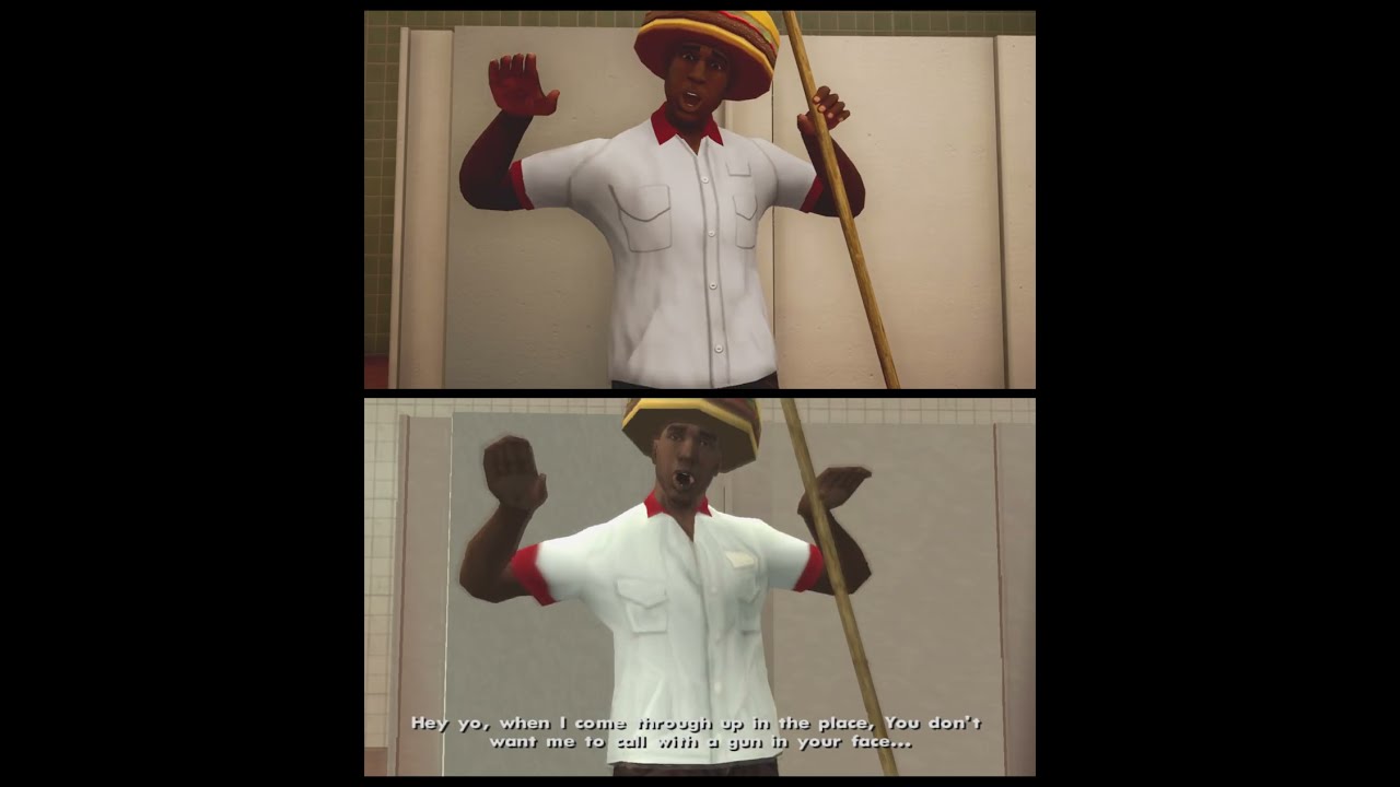 О.Г. Рэп Лока №1 Фристайл | Сравнение GTA: San Andreas (2004) и Definitive Edition (2021) [SA]