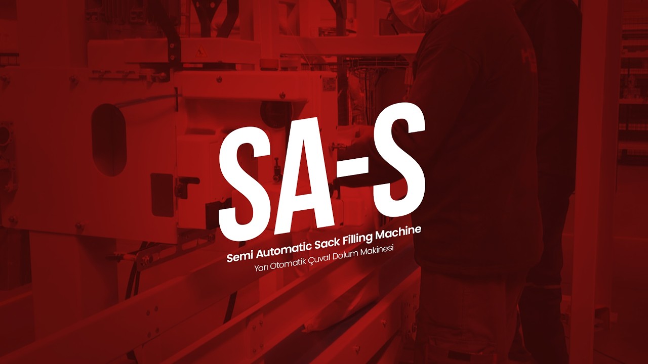 SA-S Semi Automatic Sack Filling Machine | Glass Powder Filling