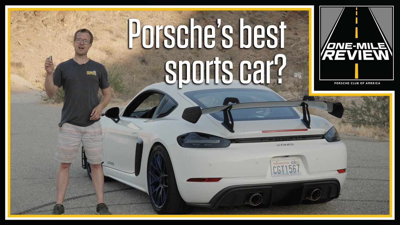 718 Cayman GT4 RS 2023 года — лучший спортивный автомобиль Porsche? | Обзор One-Mile