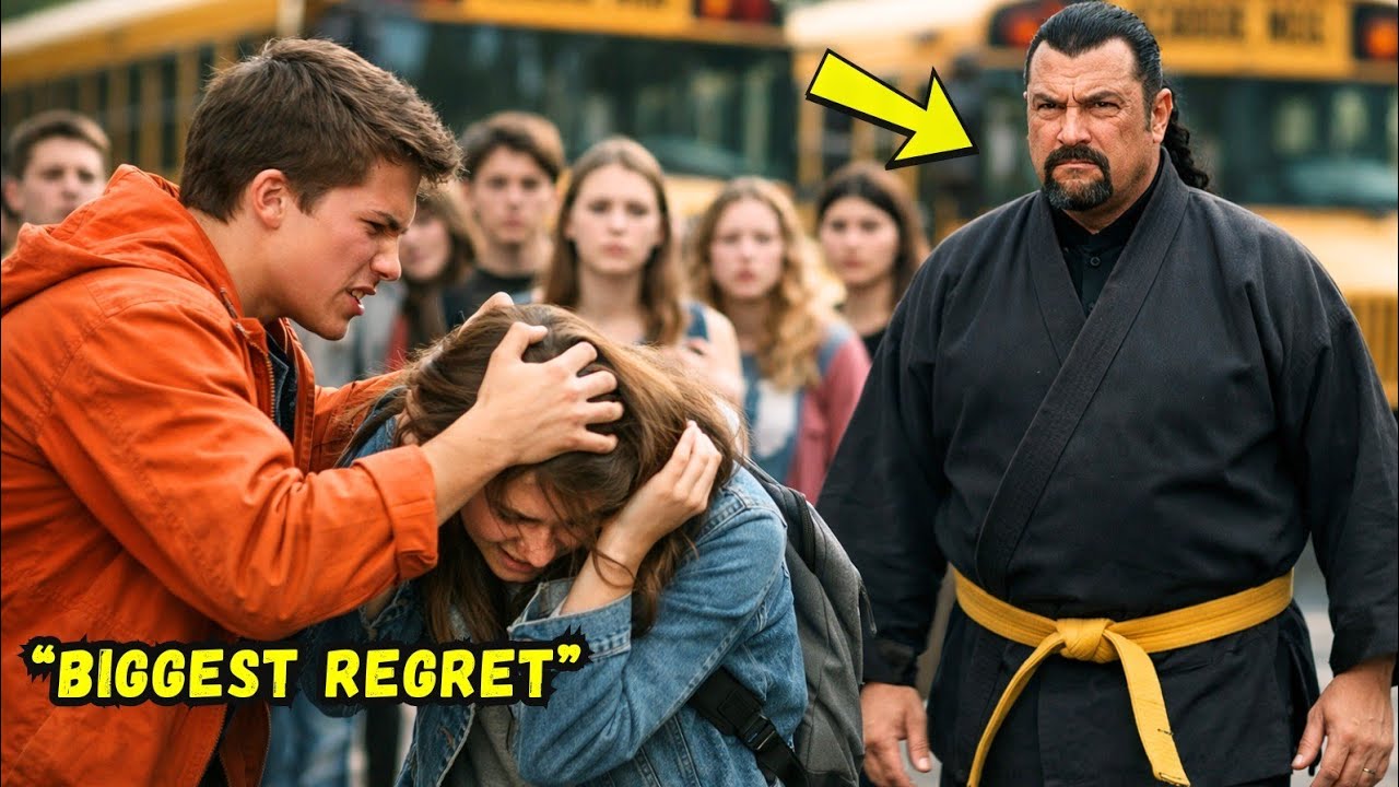 Bullies Kneed Steven Seagal’s Daughter In The Face but They Had No Clue Who Her Father Was