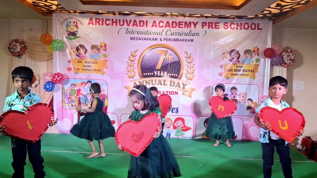 ARICHUVADI ACADEMY PRE SCHOOL Medavakkam-ANNUAL DAY CELEBRATION 2025