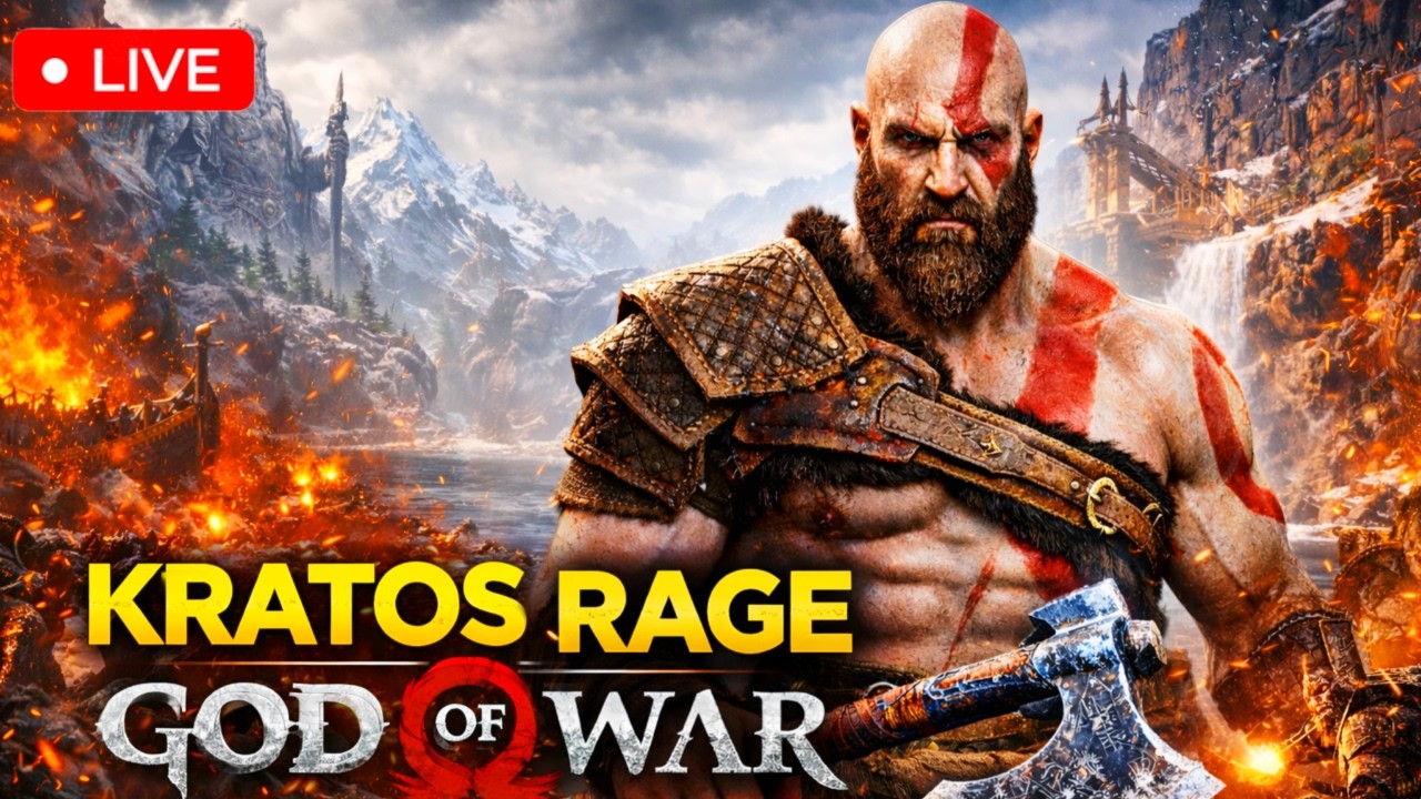 🔴KRATOS RAGE GOD OF WAR | LIVE GAMEPLAY #2