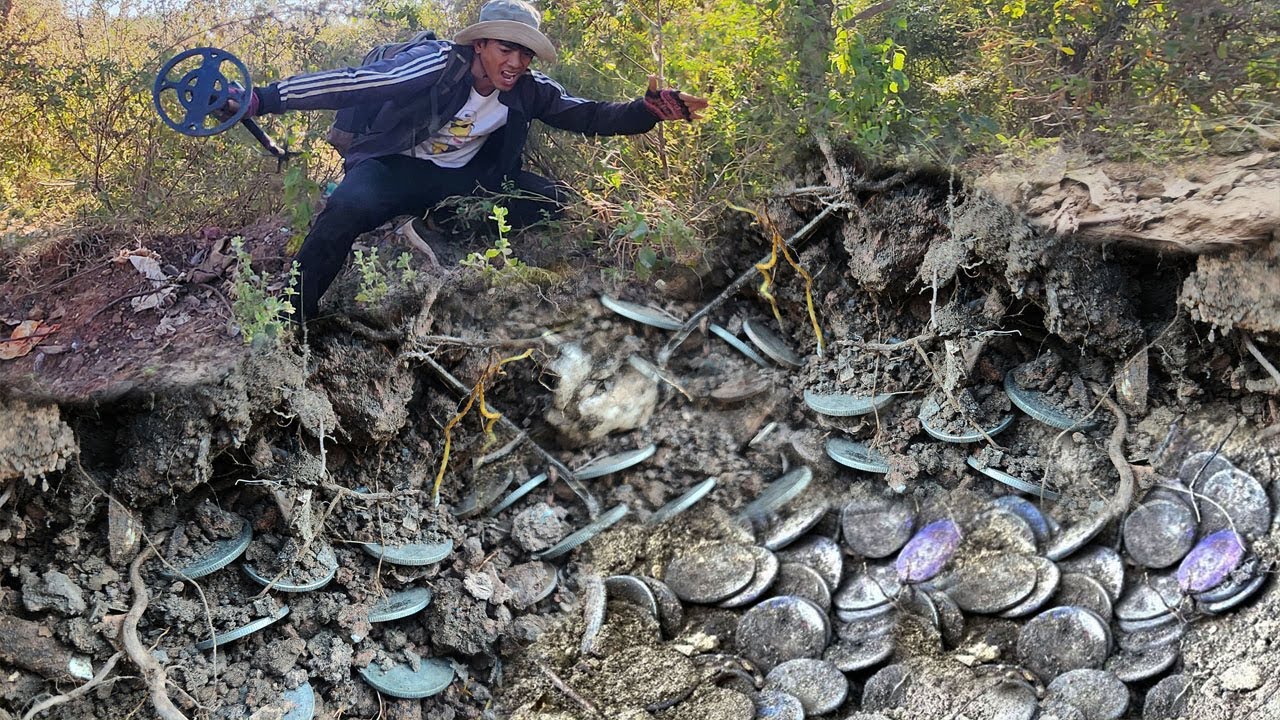 I found many silver coins buried in the ground for years by using metal detector.
