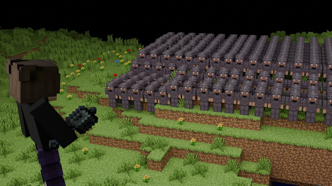 Minecraft Pro Vs 100 Graczy na Unlive SMP