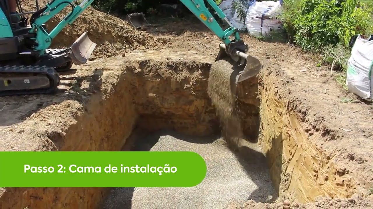 Instalação biofiltro Ecoflo compacto 5HE - Português
