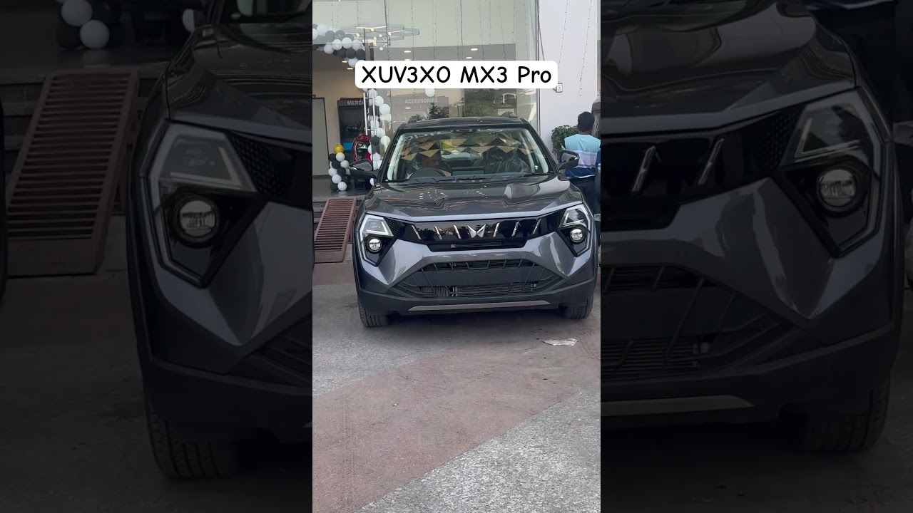 All new XUV3XO MX3 Pro Grey Petrol Automatic #mahindra #xuv3x0 #carlovers #suv #travel #performance