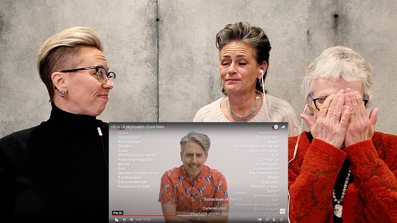 American Couple Reacts: US vs UK McDonald's! Serious Differences! With Special Guest: Aunt Linda!!