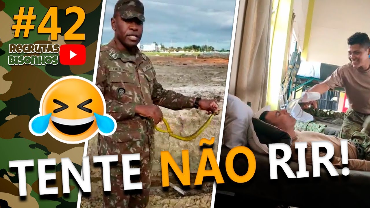 TENTE NÃO RIR - Recrutas Bisonhos do Exercito Brasileiro #42 - Melhores Memes e Vídeos Engraçados