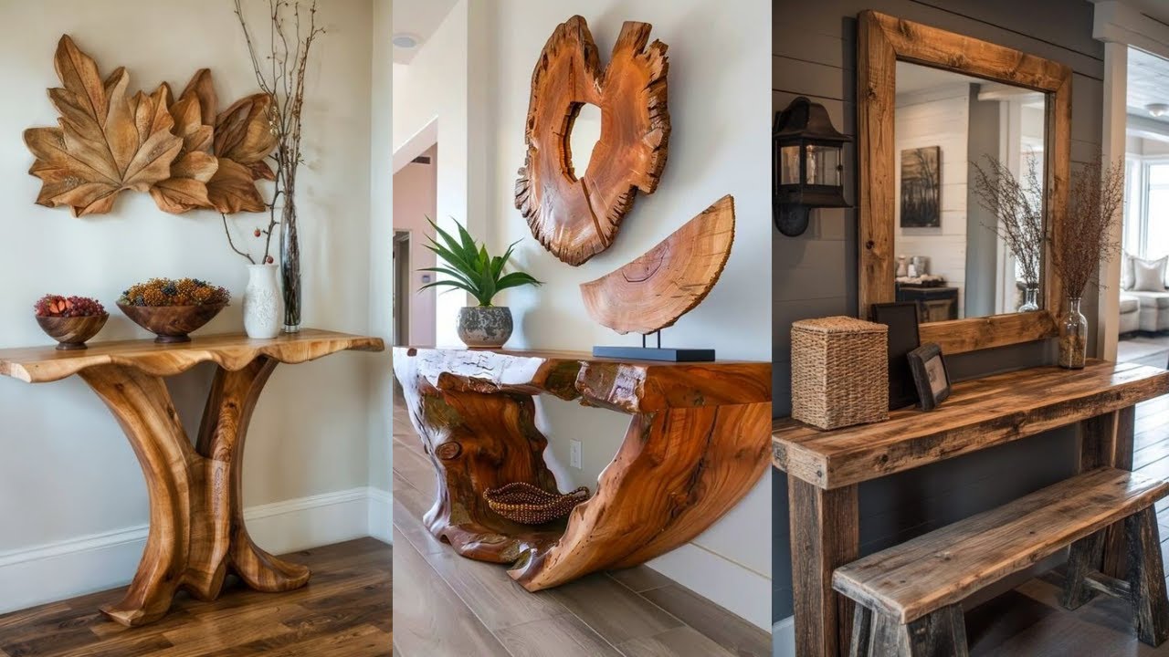 Stylish Entryway Wooden Table Ideas | Transform Your Home’s First Impression