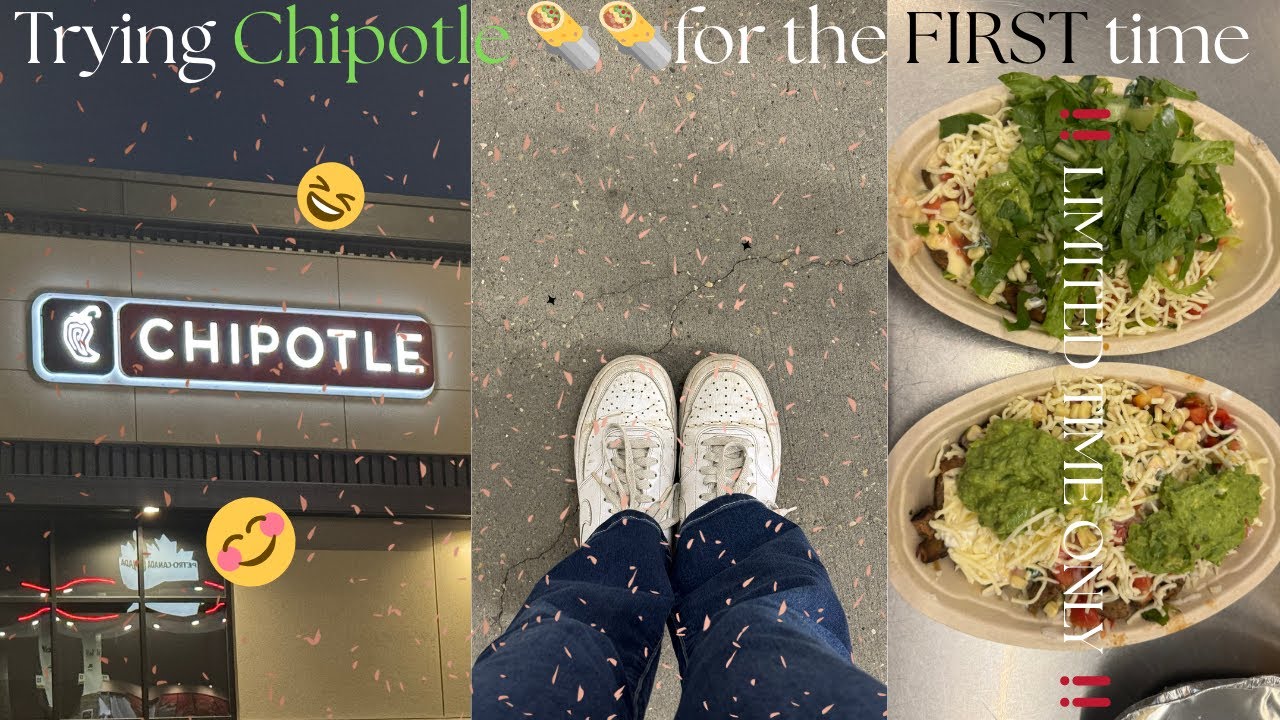 Weekly vlog | Trying Chipotle 🌯🌯 For The First  Time 😆 