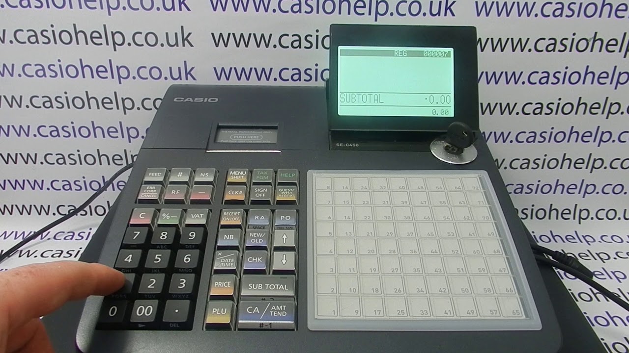 Код ошибки E008 Кассовый аппарат Casio SE-C450 SEC450 SE C450