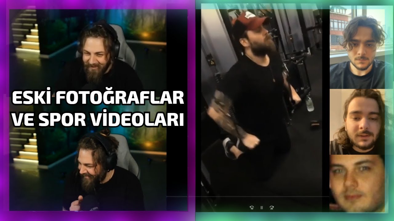 Elraenn Holmes ile Eski Fotoğrafları ve Spor Videolarına BAKIYOR