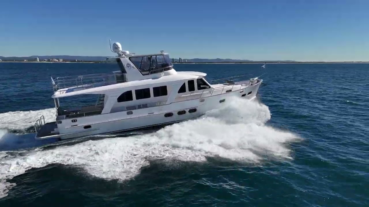 Classic 609 at sea a large owner operated coastal cruiser, stability at rest, cruise & speed
