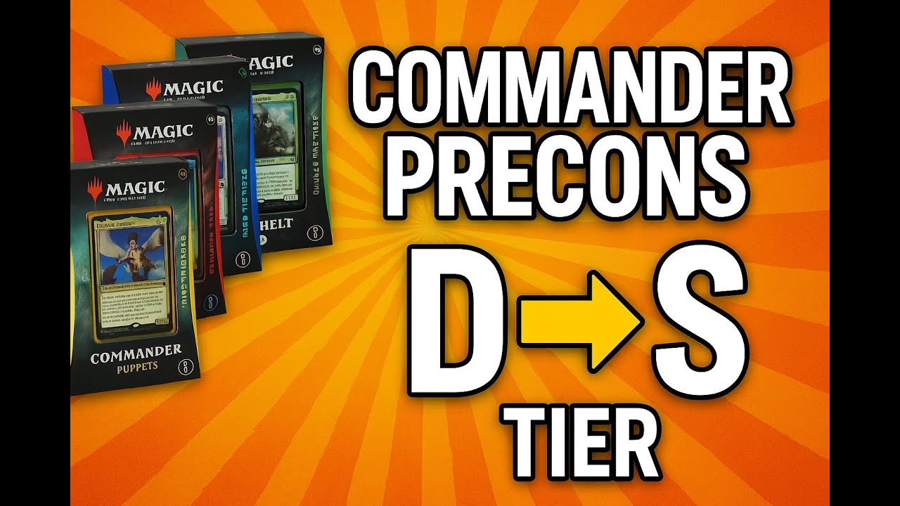 Ranking Commander Precons: From Trash to S-Tier Part 1