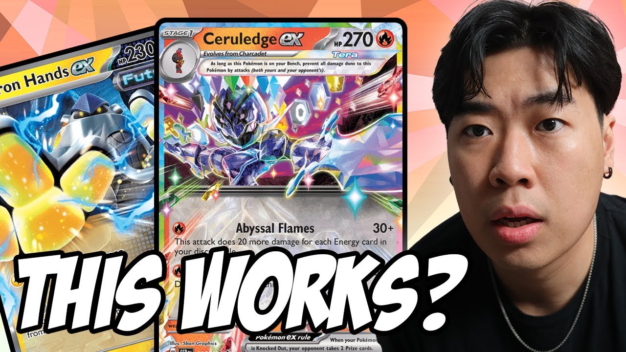 Can't Believe This Is A Real Deck? | Ceruledge Ex With Iron Hands Ex PTCG LIVE Gameplay