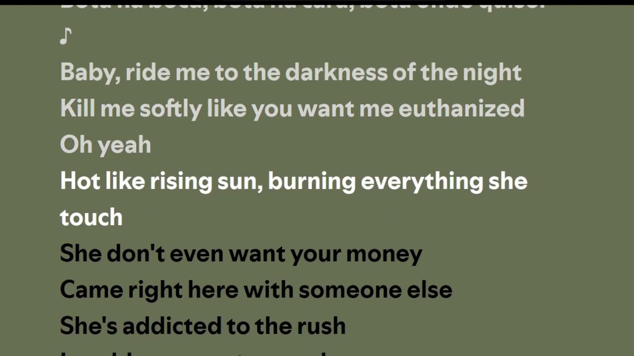 The Weeknd - São Paulo feat. Anitta (Lyrics)