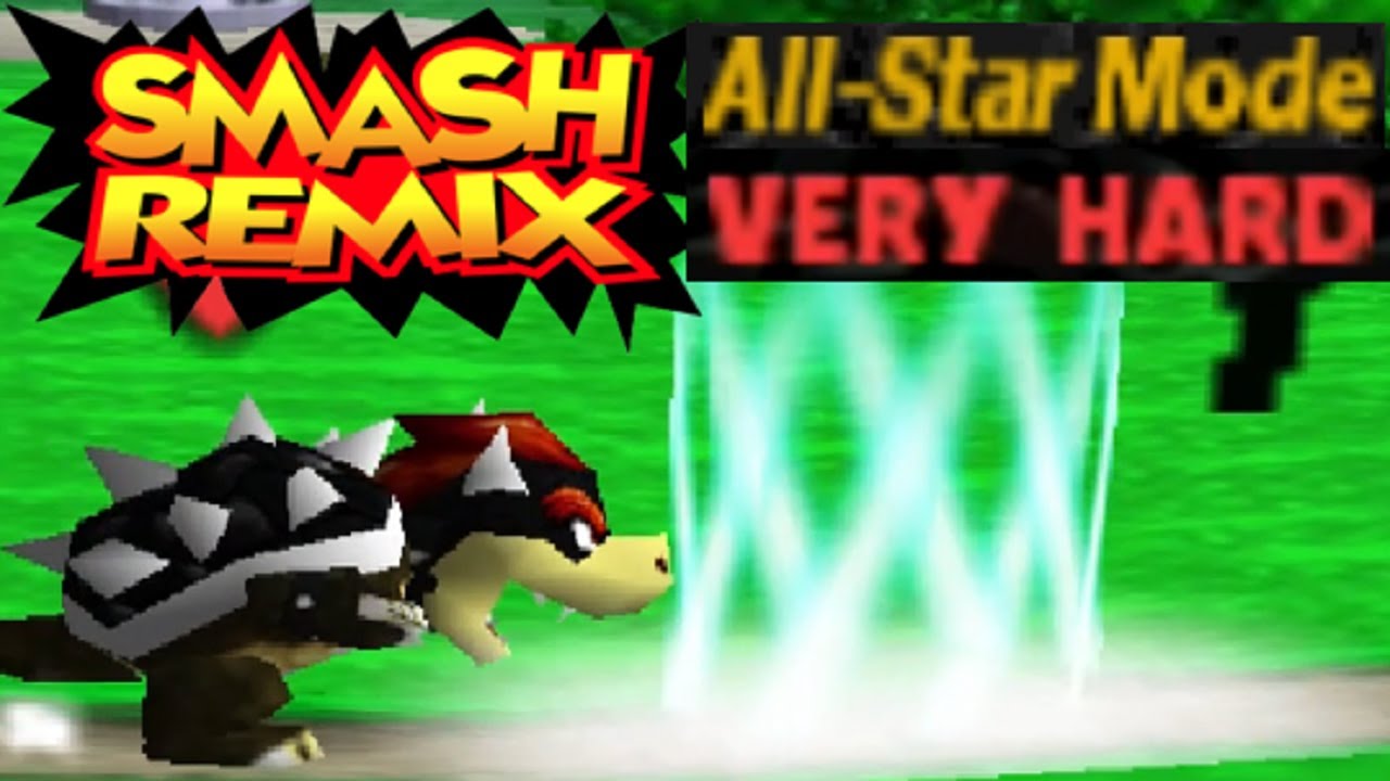 Smash Remix - All-Star Mode Gameplay with Bowser (VERY HARD)