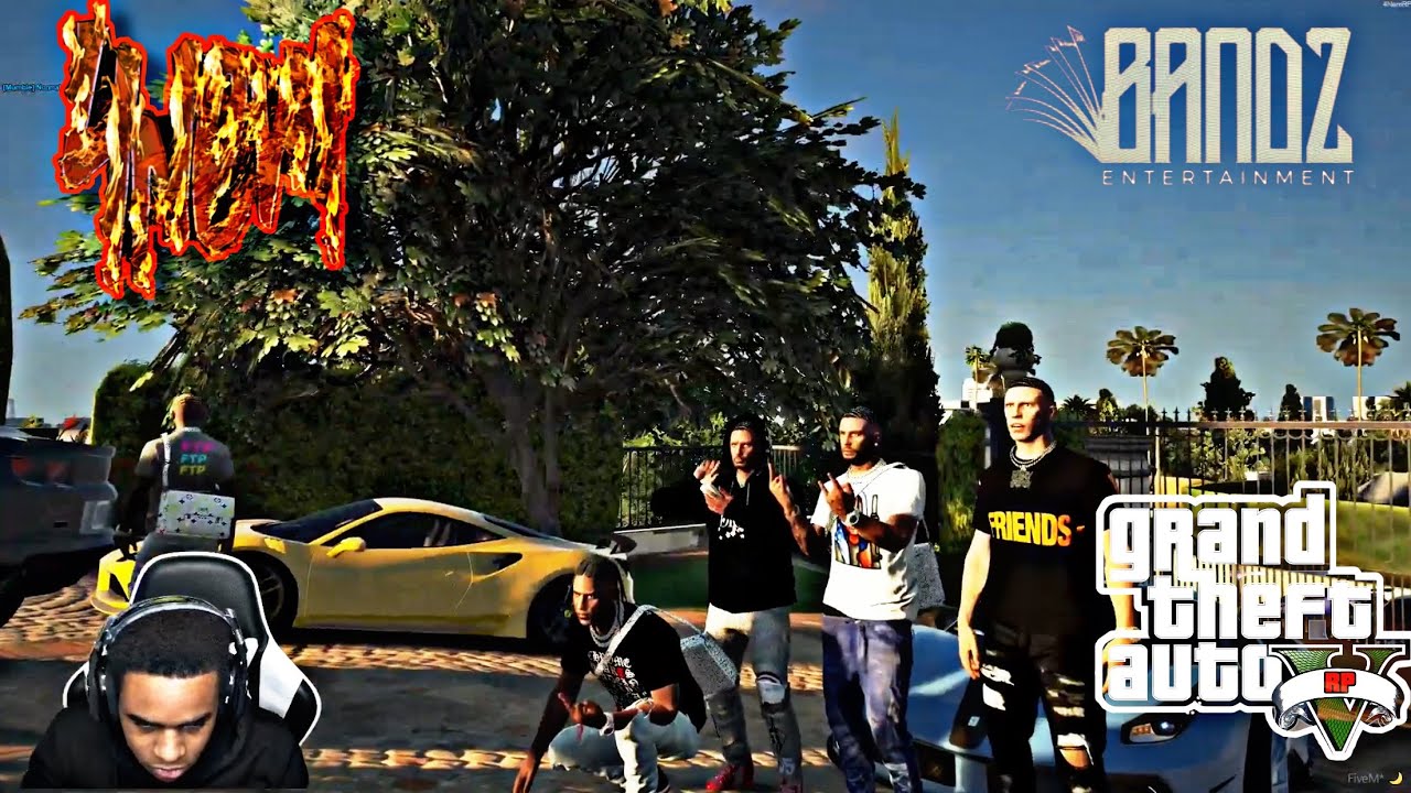 YBN almighty jay Aka Jae Savage Signs His First Artist To Hundred Bands Records!! | GTA V RP *Funny*