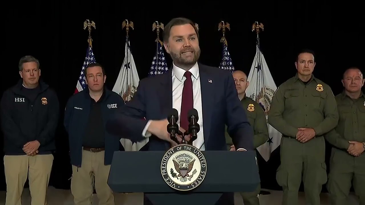 Vice President Vance in Minneapolis: Remarks on ICE operations & public safety
