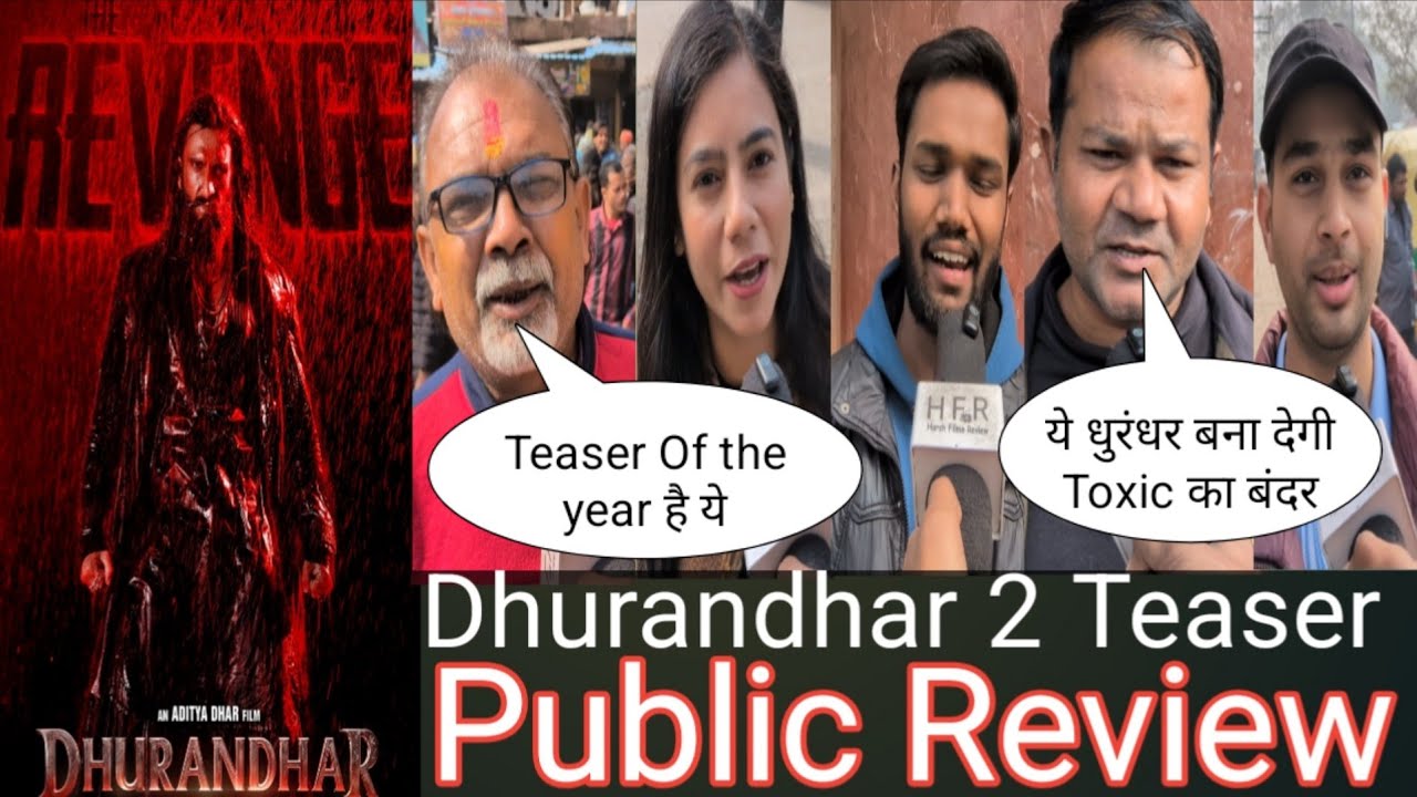 Dhurandhar 2 Movie Teaser Public Review || Dhurandhar 2 Teaser Public Reaction || Ranveer Singh 