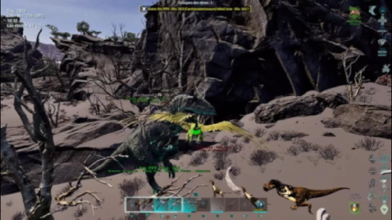 Ark ascended pvp offi consoles x1 attaques  et deff  pvp troll