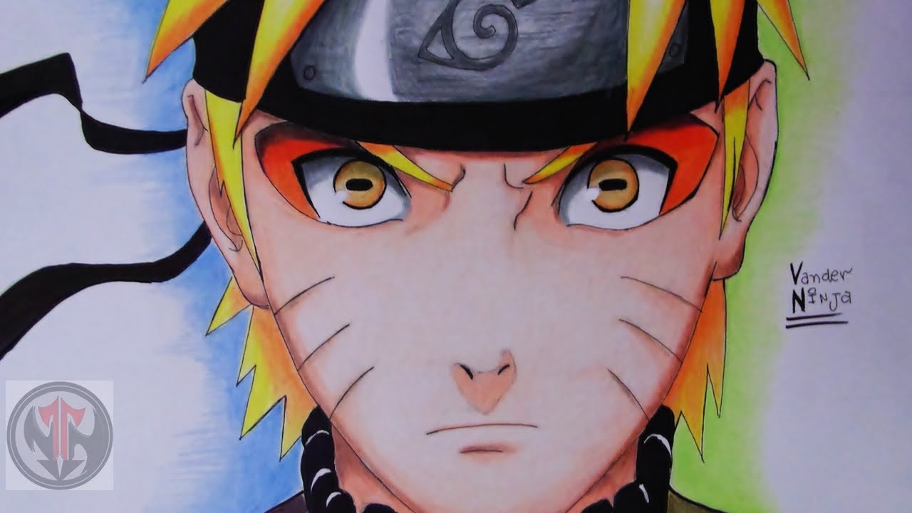 Drawing NARUTO SAGE MODE By VanderNinja