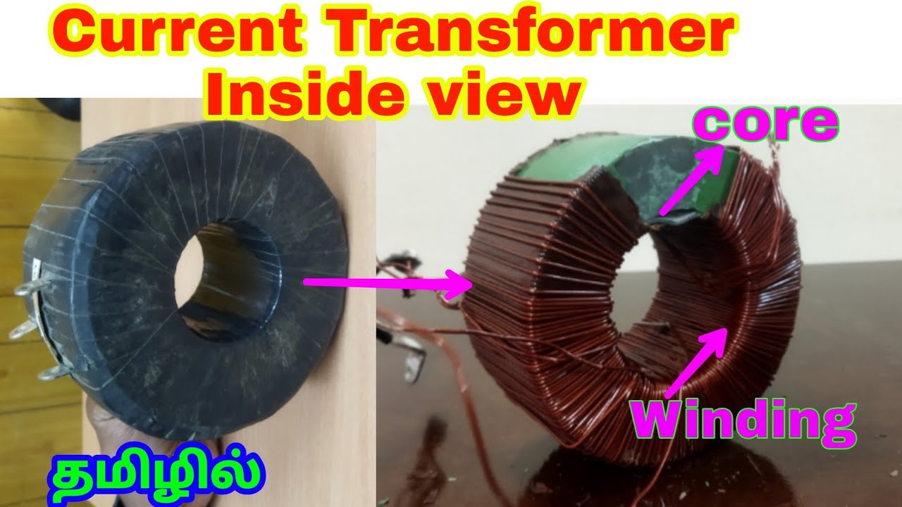 What is Inside an Current Transformer in Tamil l CT Dismantling l CT Construction and Working