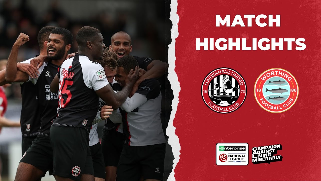 Maidenhead United 1-0 Worthing | Match Highlights | 4th October 2025