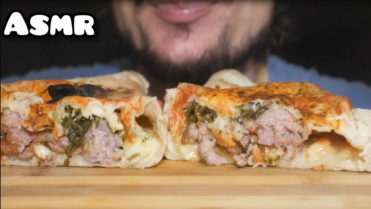 MUKBANG ITA | PIZZA NAPOLETANA CALZONE SALSICCIA E FRIARIELLI EATING SHOW ITALIANO *ASMR CIBO ITA