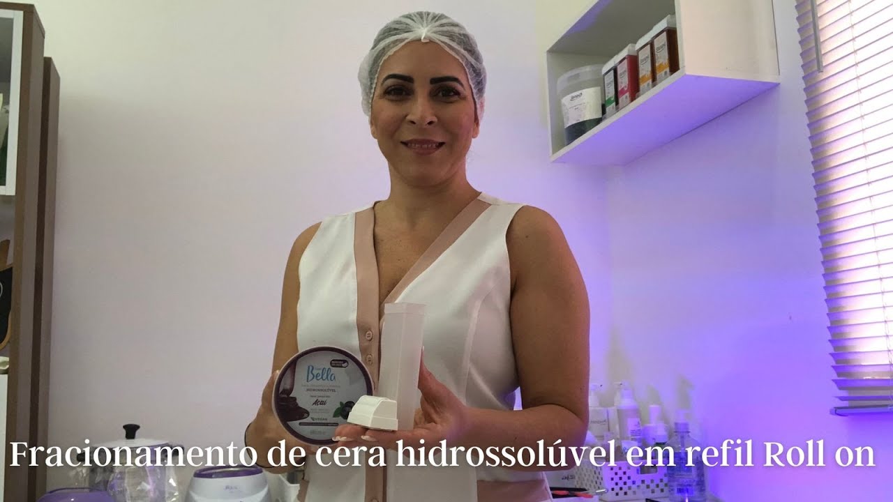 Fracionamento de cera hidrossolúvel em refil Roll on (parte 1)
