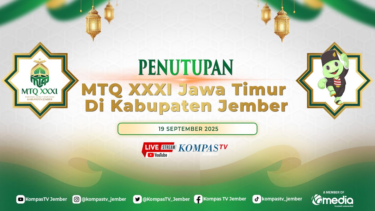 [LIVE] Penutupan MTQ XXXI Jawa Timur 2025 Di Jember Sport Garden
