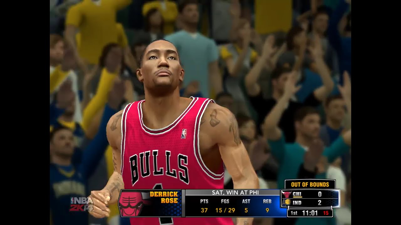 #nba2k14  | Chicago Bulls carrer | Game 4 | vs Pacers | Ozi Sports Netvork