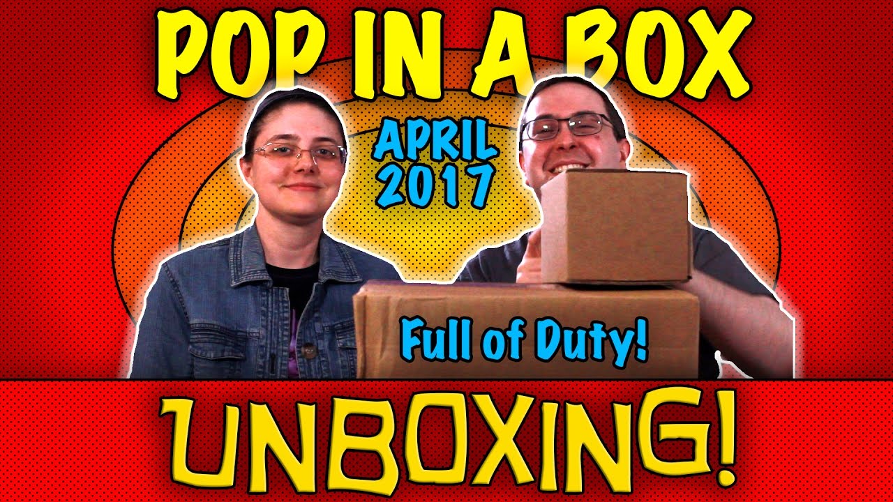 UNBOXING! Pop in a Box April 2017 (8 Pops) - Full of Duty! #Funko